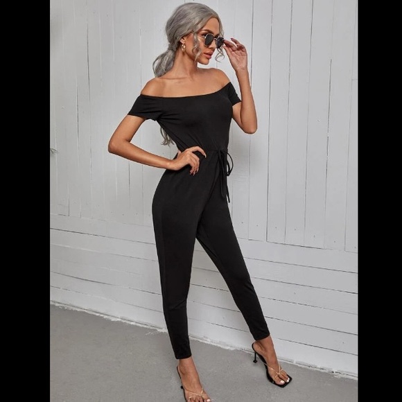 Shein | off shoulder jumpsuit size small - Picture 3 of 5